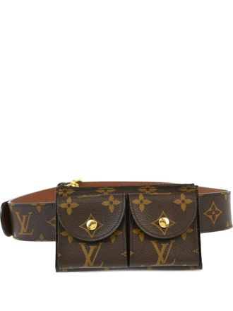 Louis Vuitton 2010 Ceinture Pochette Duo belt bag - Brown