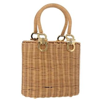 Ferragamo Pre-owned Hand Bag - Dames - Vintage Handtas - Bruin - ONE Size - Vintage