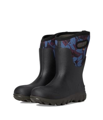 Bogs Classic Seamless Mid Rain Boots Womens Black Waterproof ZOGG3611
