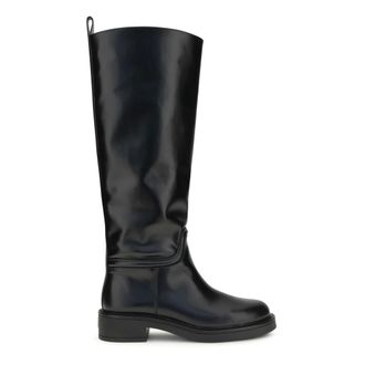 Stuart Weitzman Celia Leren Laarzen - Dames - Schoenen - Zwart - Maat: 39 EU Leer