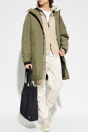 Stone Island Parka With Hood, Mens, Green