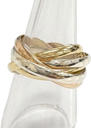 Cartier Pink Gold White Gold Yellow Gold Yellow Gold (18K) Pink Gold (18K) White Gold (18K) Band Ring (Pre-Owned)
