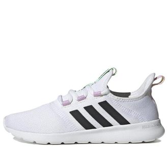 adidas (WMNS) adidas Neo Cloudfoam Pure 2.0 Shoes White Black Green H03762