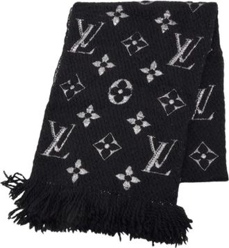Louis Vuitton Pre-owned Zijden Sjaal - Dames - Vintage Accessoires - Zwart - ONE Size - Vintage