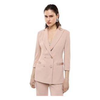 Imperial Blazers, female, Pink, Size: 2XS Double-breasted Blazer