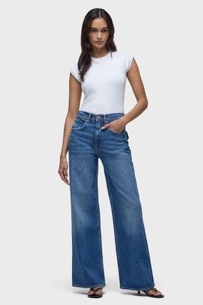 Hudson Jodie Flap Pocket Loose Wide Leg in Glee at Nordstrom, Size 32