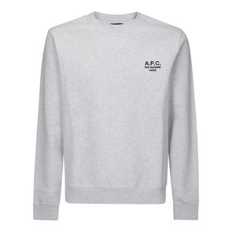 A.P.C. Sweatshirts, male, Gray, Size: 2XL Standard Sweat Rue Madame Sweater