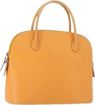 Celine Pre-owned Vintage Leren Handtas - Dames - Vintage Handtas - Oranje - ONE Size - Leer - Vintage
