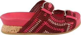 Ferragamo Shaula Crochet Sandals