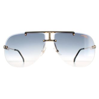 Carrera Aviator Unisex Gold Black Blue Gradient 1052/S Metal - One Size
