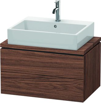 Duravit Armario Consola Bajo L-cube 400x720x477mm Nogal Oscuro