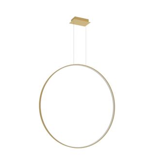 Thoro L&aacute;mpara de techo dorado aluminio 4000k alt. 150 cm