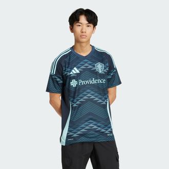 adidas adidas Performance Mens Seattle Sounders FC 25/26 Away Jersey - Blue - Size X-Small