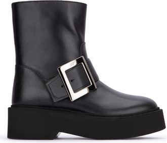 Roger Vivier Viv Rangers High Met Bikers Bootie