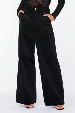 Bishop + Young Sorrento Cord Pant in Black at Nordstrom, Size X-Small 32