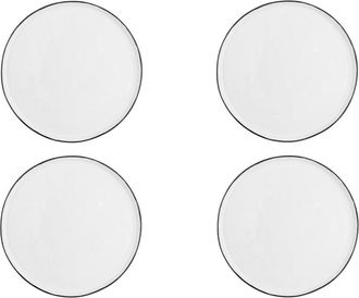 Bj&ouml;rn Borg Plato &Oslash;27cm - 4 piezas - Blanco nieve