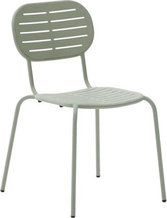 K Home Stapelbarer Design Gartenstuhl Bray, Pastell Türkis