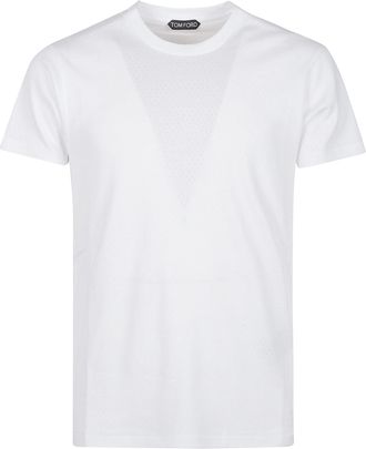 Tom Ford White Classic Cotton T-Shirt