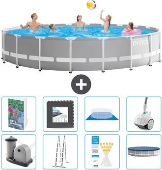Intex Piscina Prism Frame Redonda - 610x132 Cm - 9-piezas S610