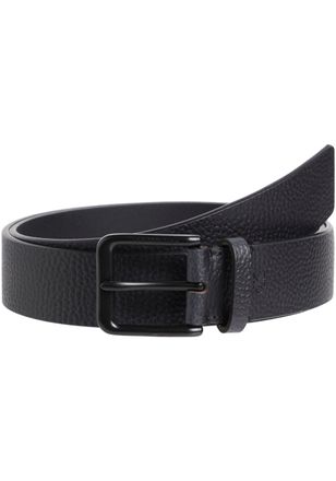 Calvin Klein Jeans Lederg&uuml;rtel CALVIN KLEIN JEANS CLASSIC CASUAL BELT 35MM, Herren, Gr. 105, schwarz (schwarz, schwarz), Rindsleder, unifarben, G&uuml;rtel Lederg&uuml;rtel, Logop
