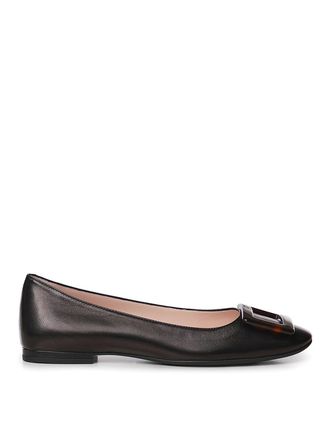 Roger Vivier U Look Leather Ballet Flats