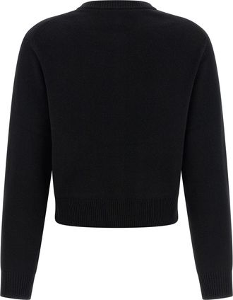 Chlo&eacute; Womens Black Wool Cardigan Clothing