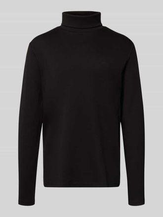 Daniel Hechter Sweatshirt mit Rollkragen und Logo-Print in Black, Größe XXL