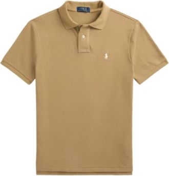 Ralph Lauren Accessoires - Heren - Polos - Bruin - M - Katoen - Tops