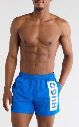 BOSS Okko Swim Trunks in Open Blue at Nordstrom Rack, Size Xx-Large