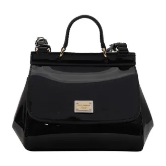 Dolce & Gabbana Sicily Mini Shoulder Bag - female - Dolce & Gabbana - Handbags - Black - ONE SIZE - Bags