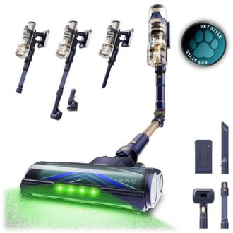 Cecotec Cecotec Aspiradora Escoba Sin Cable Conga Rockstar Rs80 Pet Flex Neo. 600w, Potencia De Succi&oacute;n 200aw, Cepillo Antienredos
