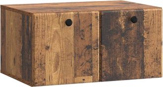 vidaXL Mueble De Tv De Pared 59,5 X 41 X 30 Cm Madera Envejecida Vidaxl