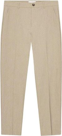 Les Deux Como Reg Mini Check Pants - Heren - Chinos - Beige - W31 - Polyester - Broeken