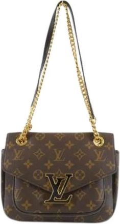 Louis Vuitton Pre-owned Shoulder Bag - Dames - Vintage Schoudertas - Bruin - ONE Size - Vintage