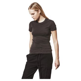 Thom Krom T-Shirts, female, Brown, Size: L TS 580 Shirt
