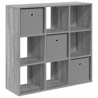 vidaXL Aparador Con Caj&oacute;n Gris Sonoma 88,5 X 29 X 84,5 Cm Vidaxl