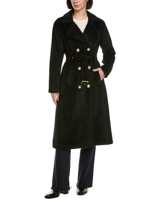 Cynthia Rowley Fuzzy Trench Coat