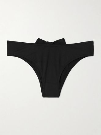 Eres Slip Bikini Con Fiocco - Nero