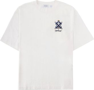 Off-white Kaleidoscope Graphic Cotton Crew Neck T-Shirt