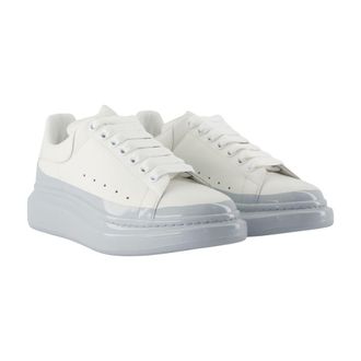 Alexander McQueen Oversized Leather Sneaker - White