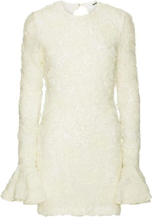 Rotate Abito corto con decorazione - Bianco