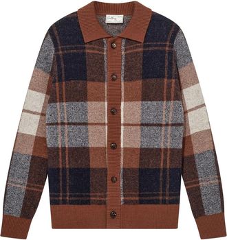 Mos Mosh MMGWando Cardigan Knit - Heren - Vesten - Veelkleurig - M - Wol - Truien & Vesten
