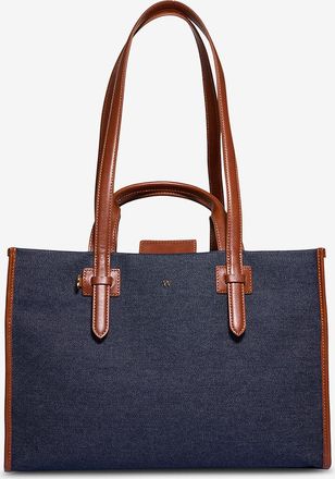 Max Mara Rechteckige Denim-Tragetasche Giannadenim