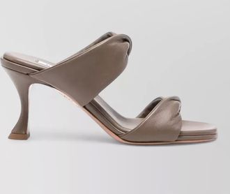 Aquazzura nappa sandal 75 twist strap design