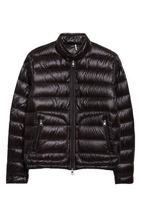 Moncler Acorus Short Down Jacket in Black at Nordstrom, Size 7