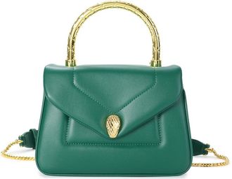Tiffany & Fred Leather Top Handle Satchel