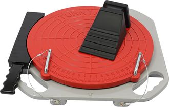 OEM Placas Giratorias Para Alineaci&oacute;n De Ruedas, Aleaci&oacute;n De Magnesio, Rotaci&oacute;n De 360&deg;, Capacidad De Carga De 2 T, 40 X 40 X 5 Cm, Escala De 0 A 50&deg;