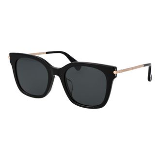 Max Mara Black Acetate Womens Sunglasses