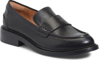 S&ouml;fft Meryl Water Resistant Loafer in Black at Nordstrom, Size 9.5