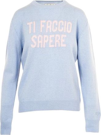 MC2 Saint Barth Maglieria Girocollo - - Knitwear - Donna - Blu - S